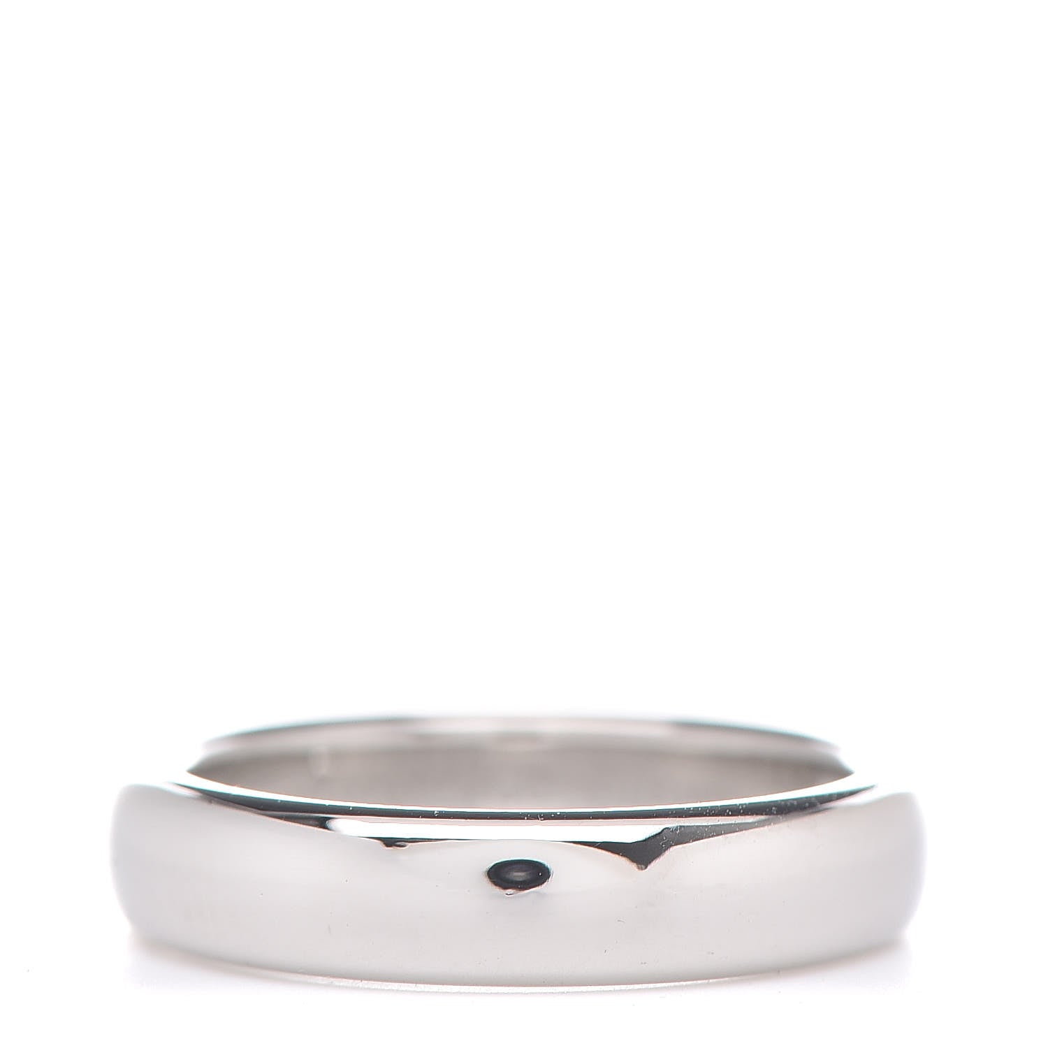 Tiffany Platinum Diamond 4mm Lucida Wedding Band Ring 49 5 3 of 5
