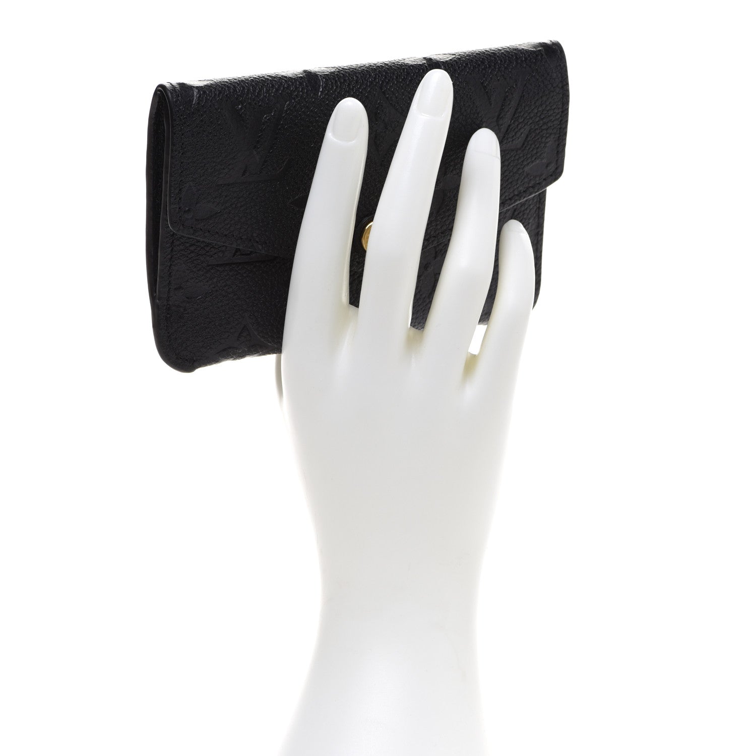 Louis Vuitton Empreinte Key Pouch Black 2 of 8