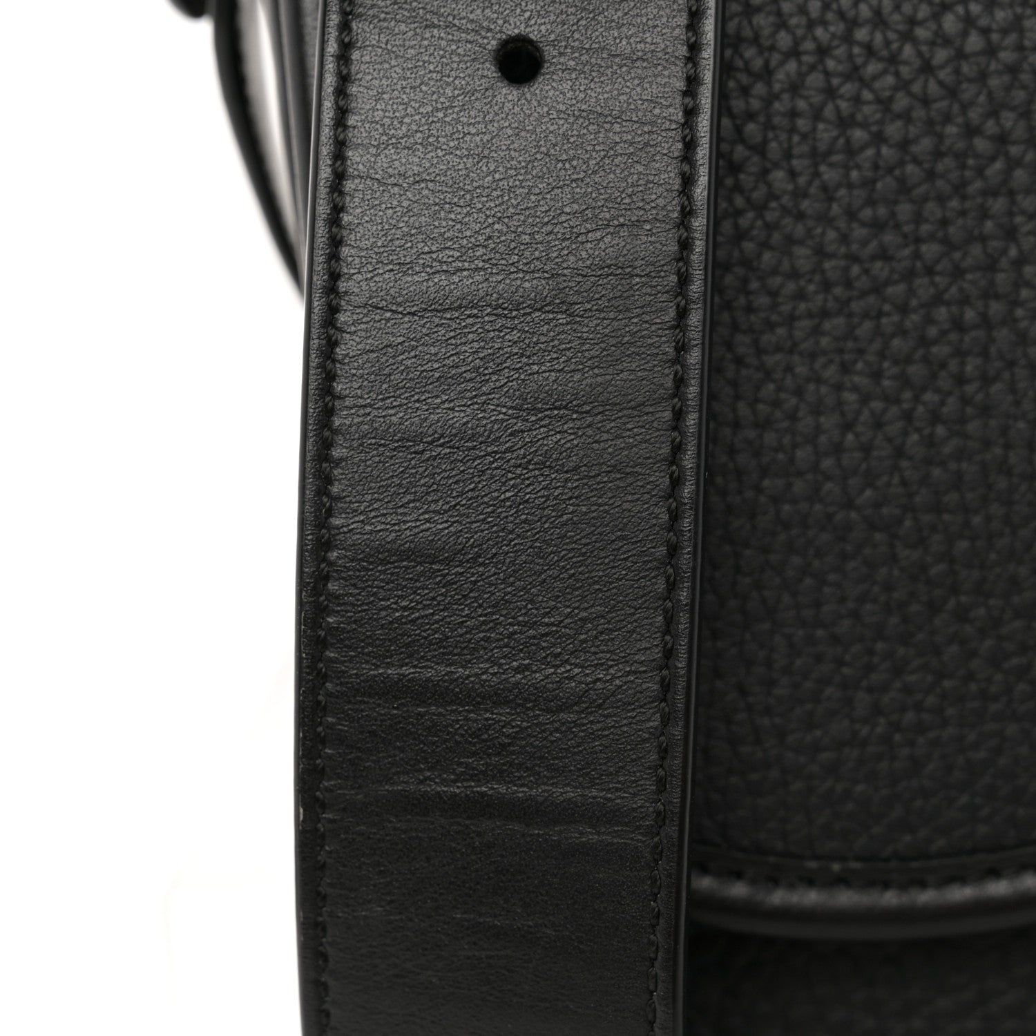 Christian Dior Grained Calfskin Gallop Bag With Strap Black 13 of 15