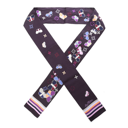 Louis Vuitton Silk Papillon Butterfly Bandeau Violet 1 of 5