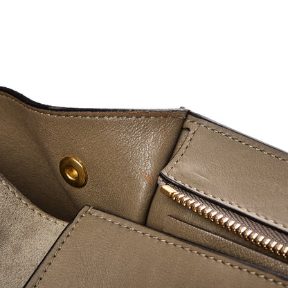 Celine Calfskin Suede Whipsnake Medium Trapeze Black Dune 14 of 25