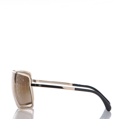 Chanel Shield Runway Sunglasses 71213 Gold 3 of 7