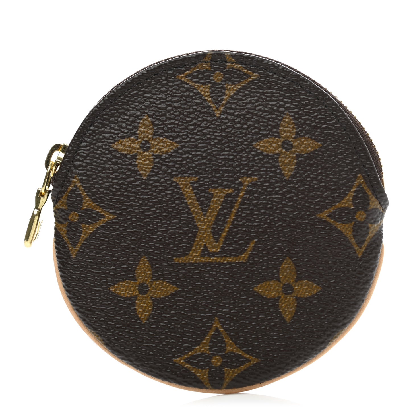 Monogram Round Coin Purse