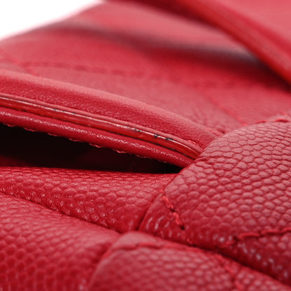 Chanel Caviar Quilted Filigree Backpack Red 15 of 19
