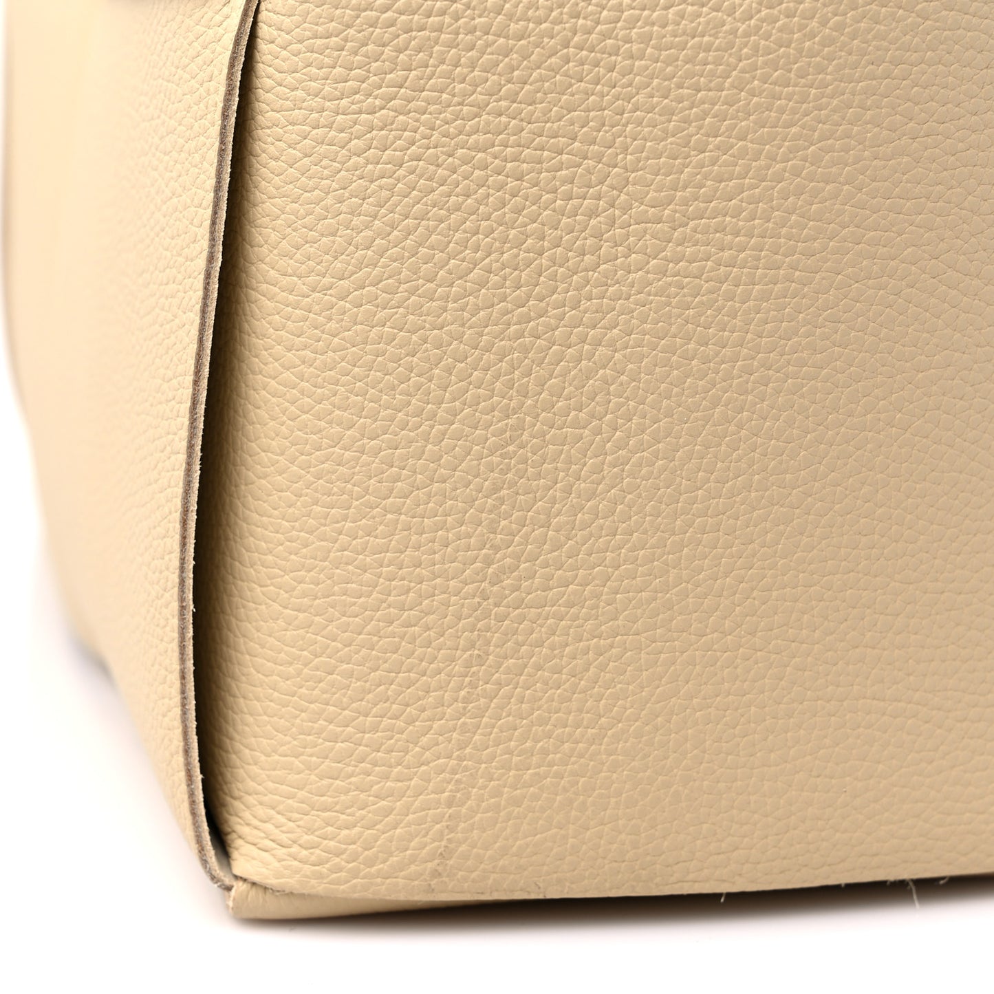 Grained Calfskin Intrecciato Medium Arco Tote Porridge