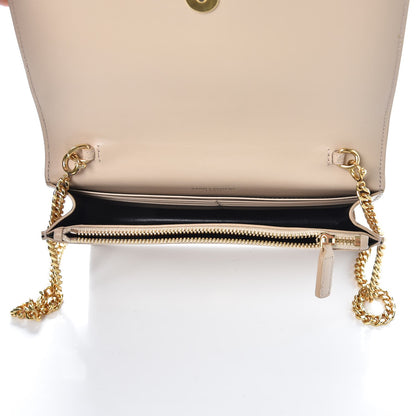 Saint Laurent Smooth Calfskin Classic Monogram Kate Tassel Chain Wallet Nude Powder 5 of 9