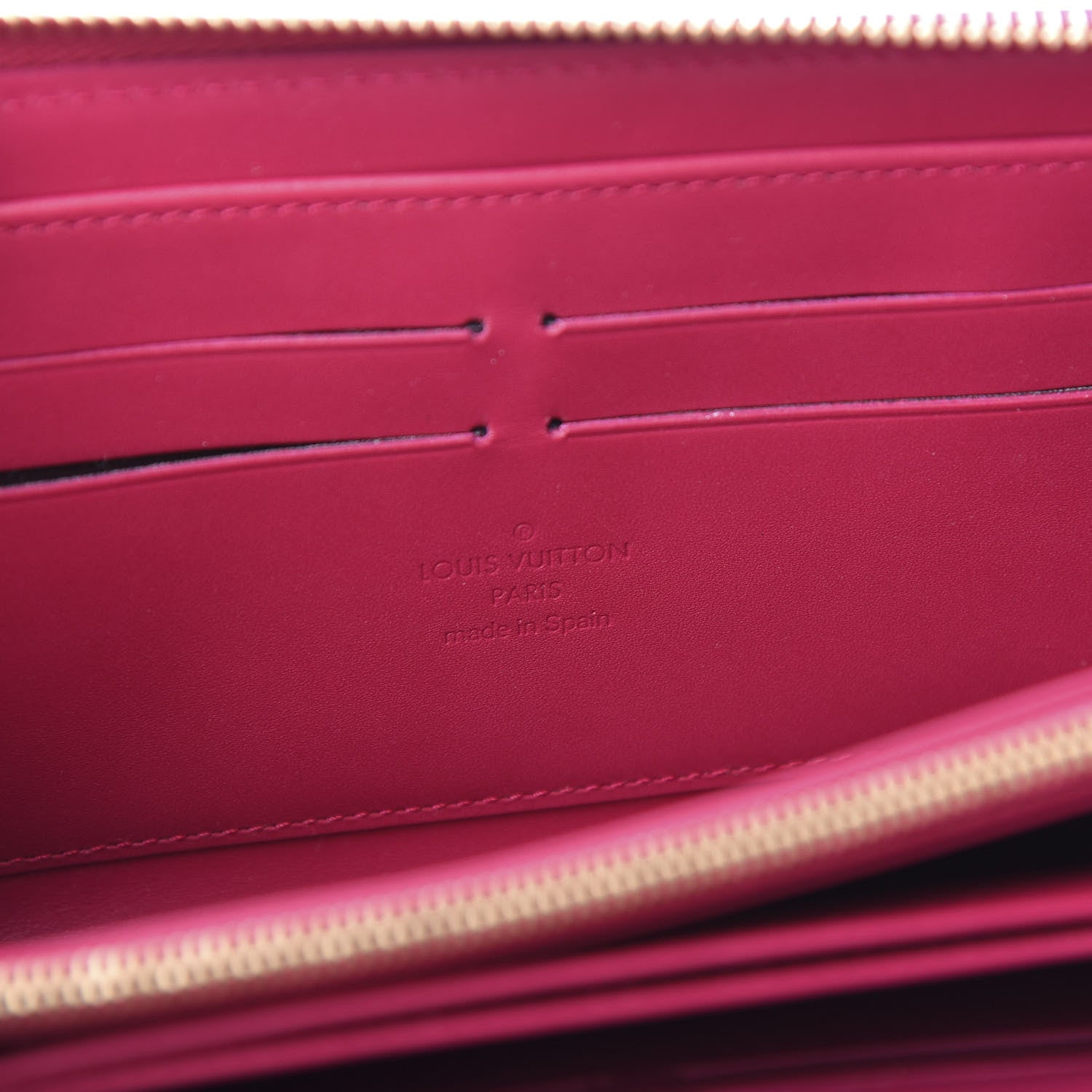 Louis Vuitton Vernis Zippy Wallet Rose Indien 8 of 9