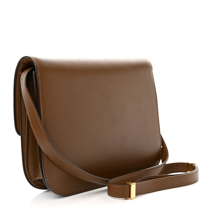 Celine Smooth Calfskin Medium Classic Box Flap Bag Camel 3 of 18