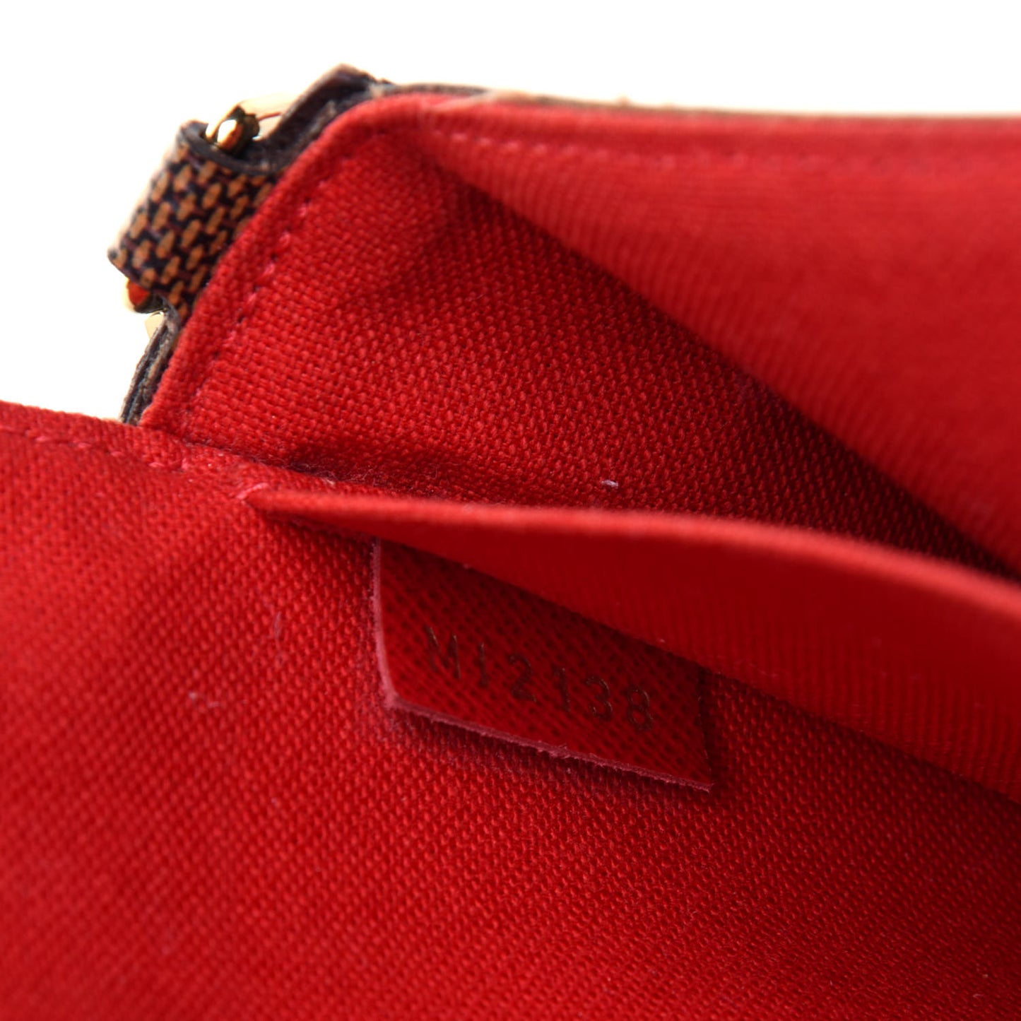 Damier Ebene Pochette Felicie Chain Wallet