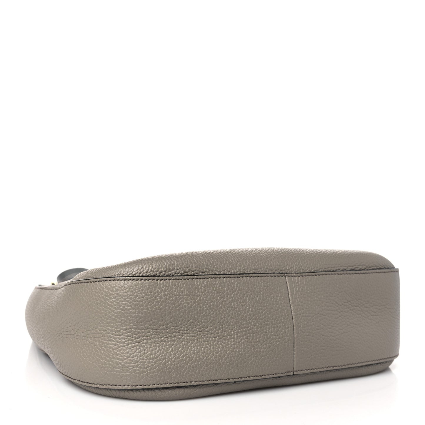 Vitello Phenix Zippered Messenger Hobo Argilla