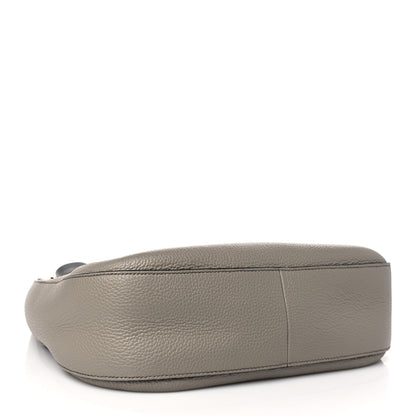 Prada Vitello Phenix Zippered Messenger Hobo Argilla 4 of 9