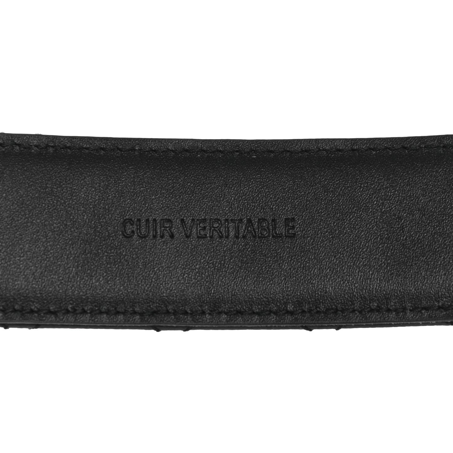 Caviar Quilted CC Chain Belt 95 38 Black