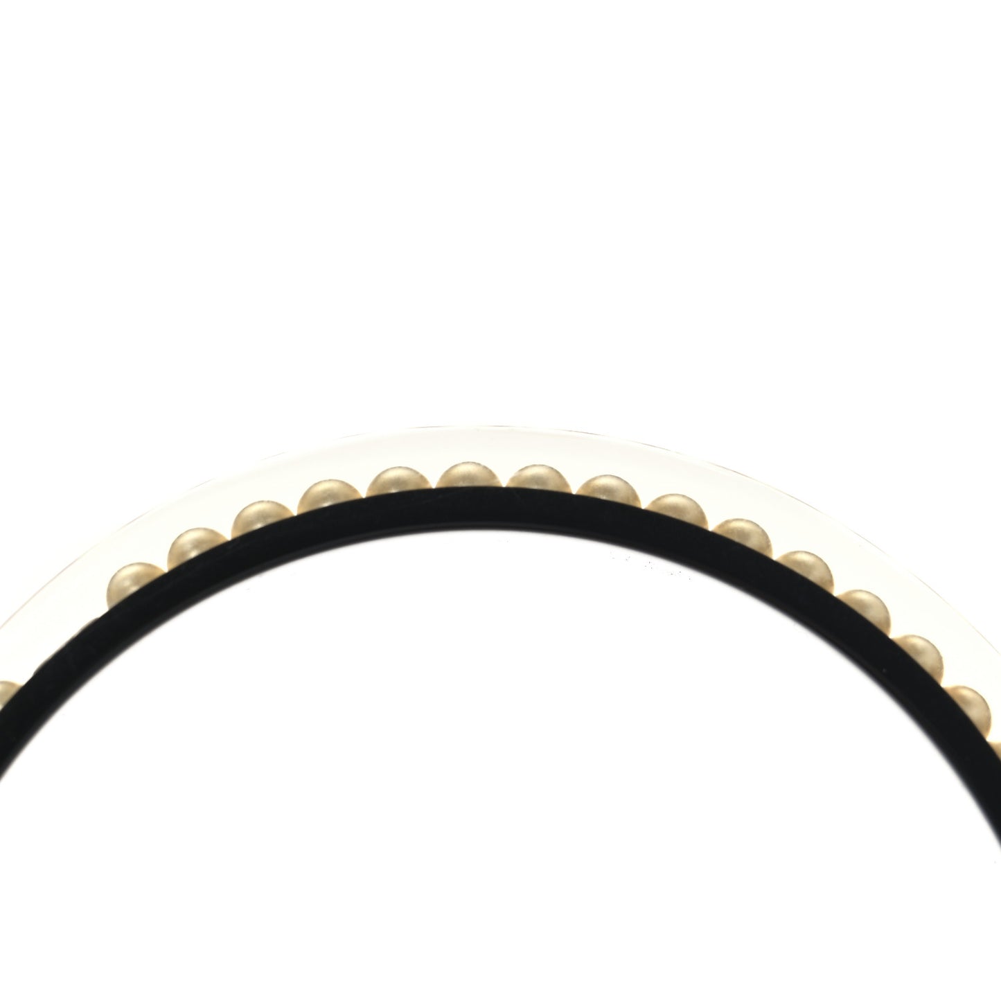 Resin Pearl CC Bangle Black