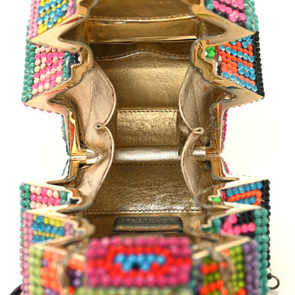 Judith Leiber Crystal Beaded Libertine Loves Leiber Dim Sum Pagoda Minaudiere Clutch Multicolor 5 of 11