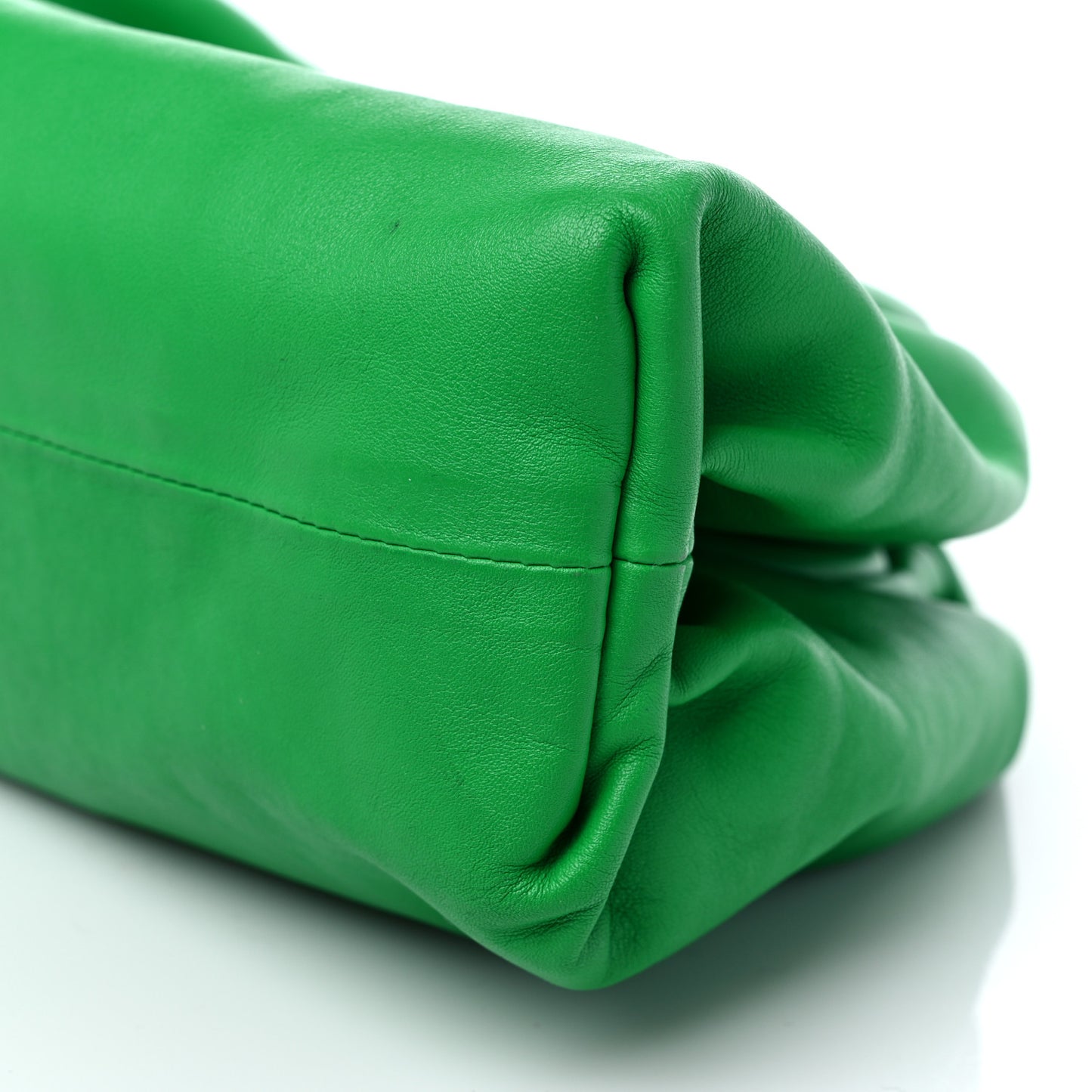 Smooth Butter Calf The Pouch Oversized Clutch Parakeet