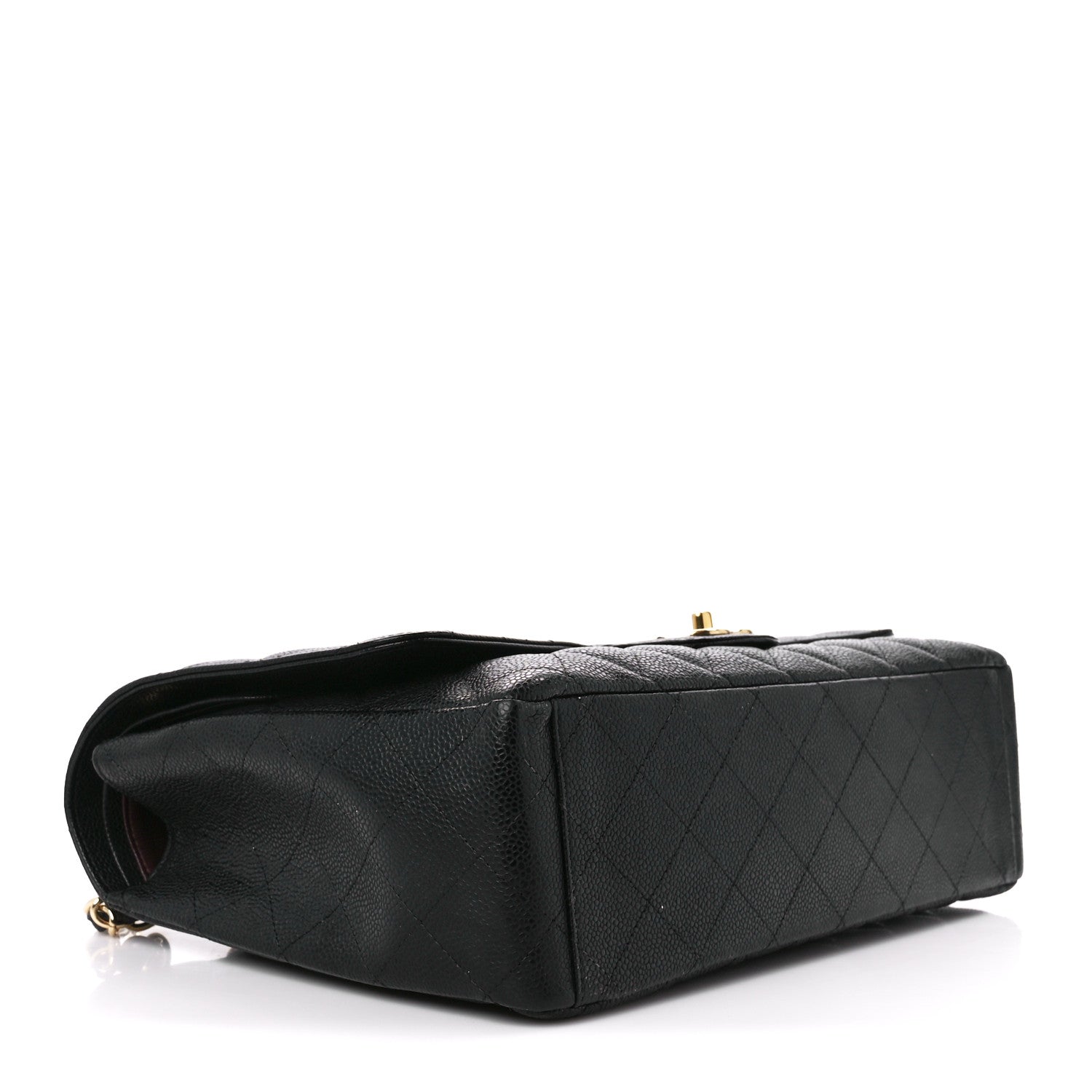 Chanel Caviar Quilted Maxi Double Flap Black 3 of 10