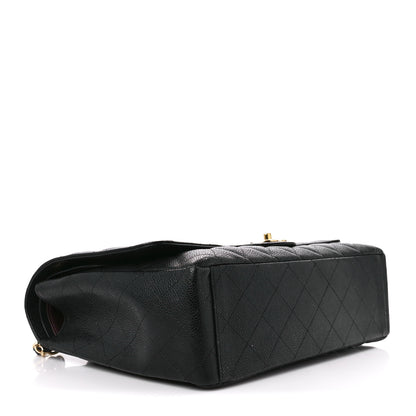 Chanel Caviar Quilted Maxi Double Flap Black 3 of 10