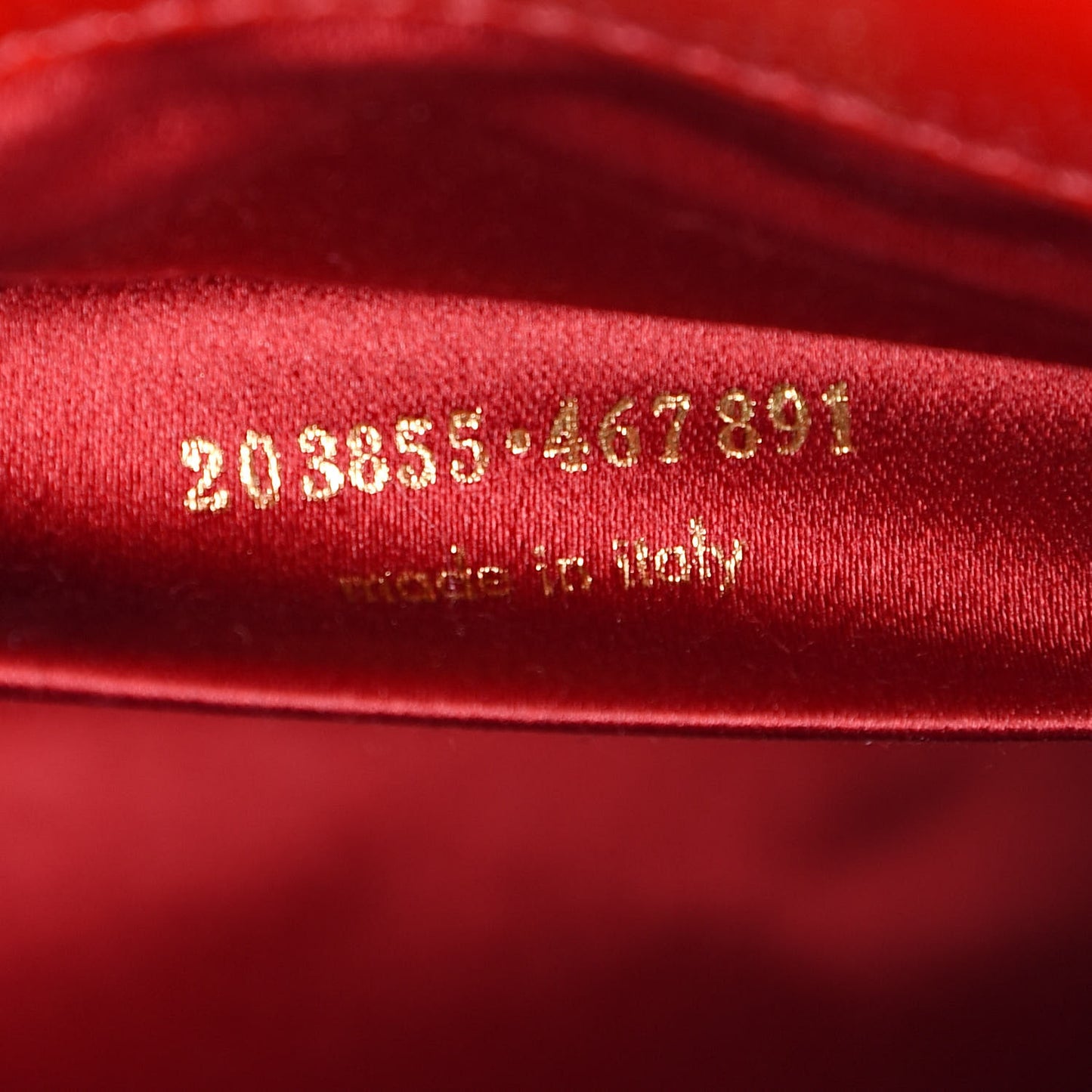 Textured Patent Monogram Large Belle De Jour Clutch Red