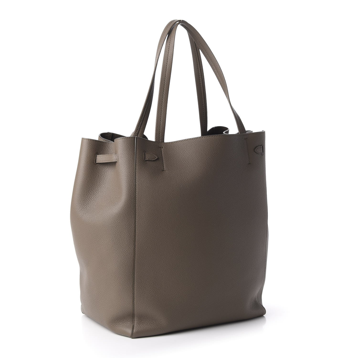 Celine Soft Grained Calfskin Medium Belt Cabas Phantom Taupe 3 of 10