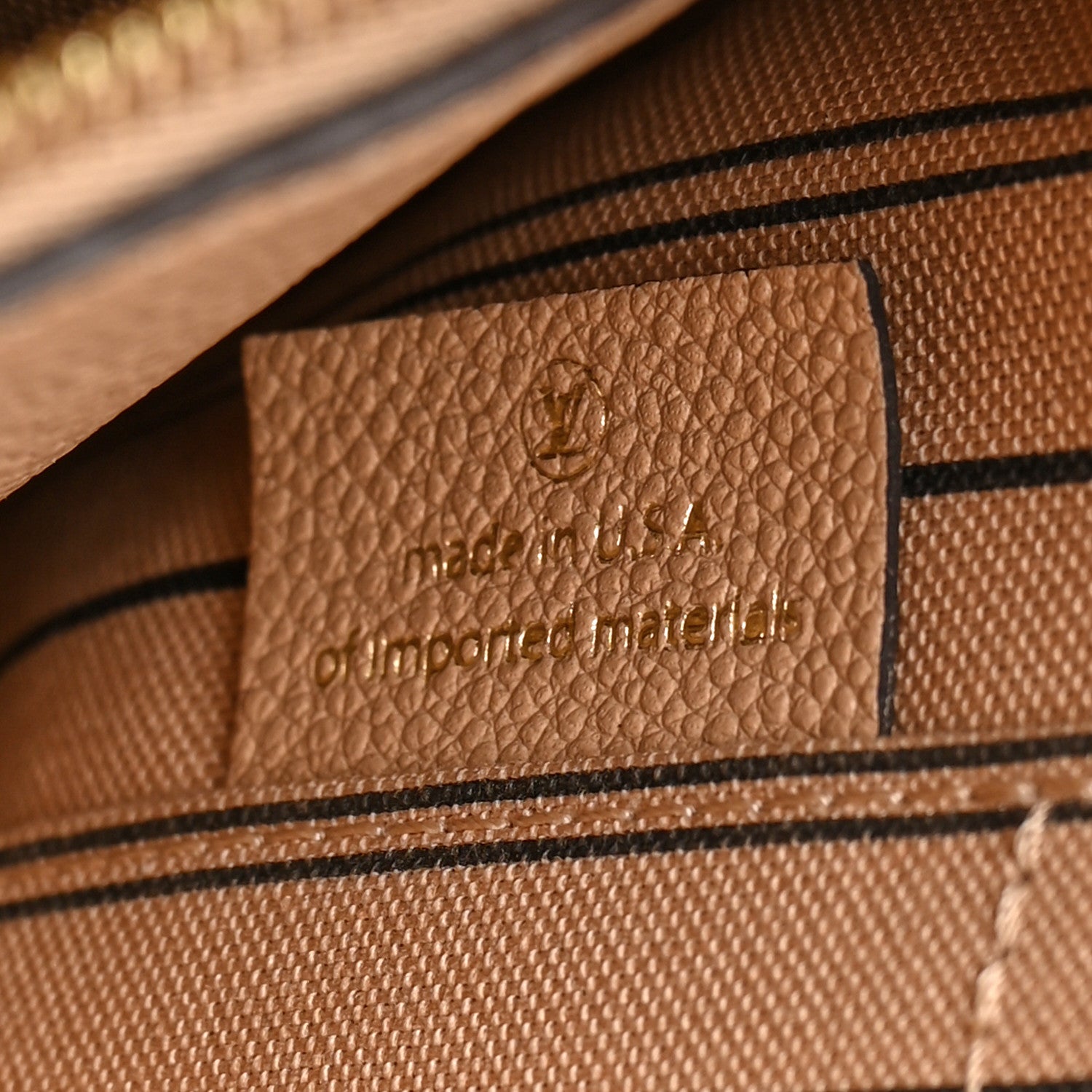 Louis Vuitton Empreinte Montaigne MM Dune 7 of 16