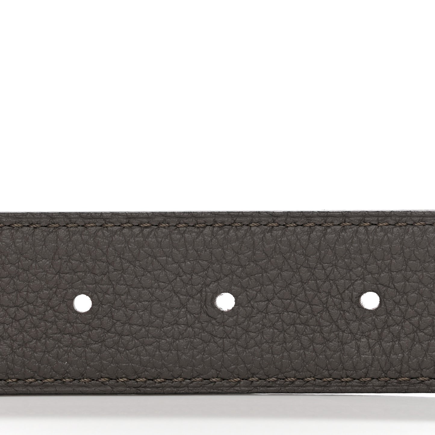 Box Togo Brushed H Belt 90 Black Etain