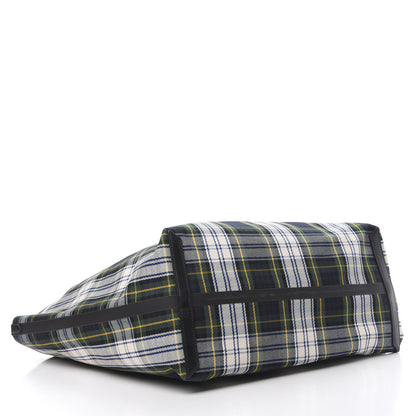 Burberry Vintage Check Extra Large The Giant Reversible Tote Blue Red 6 of 17