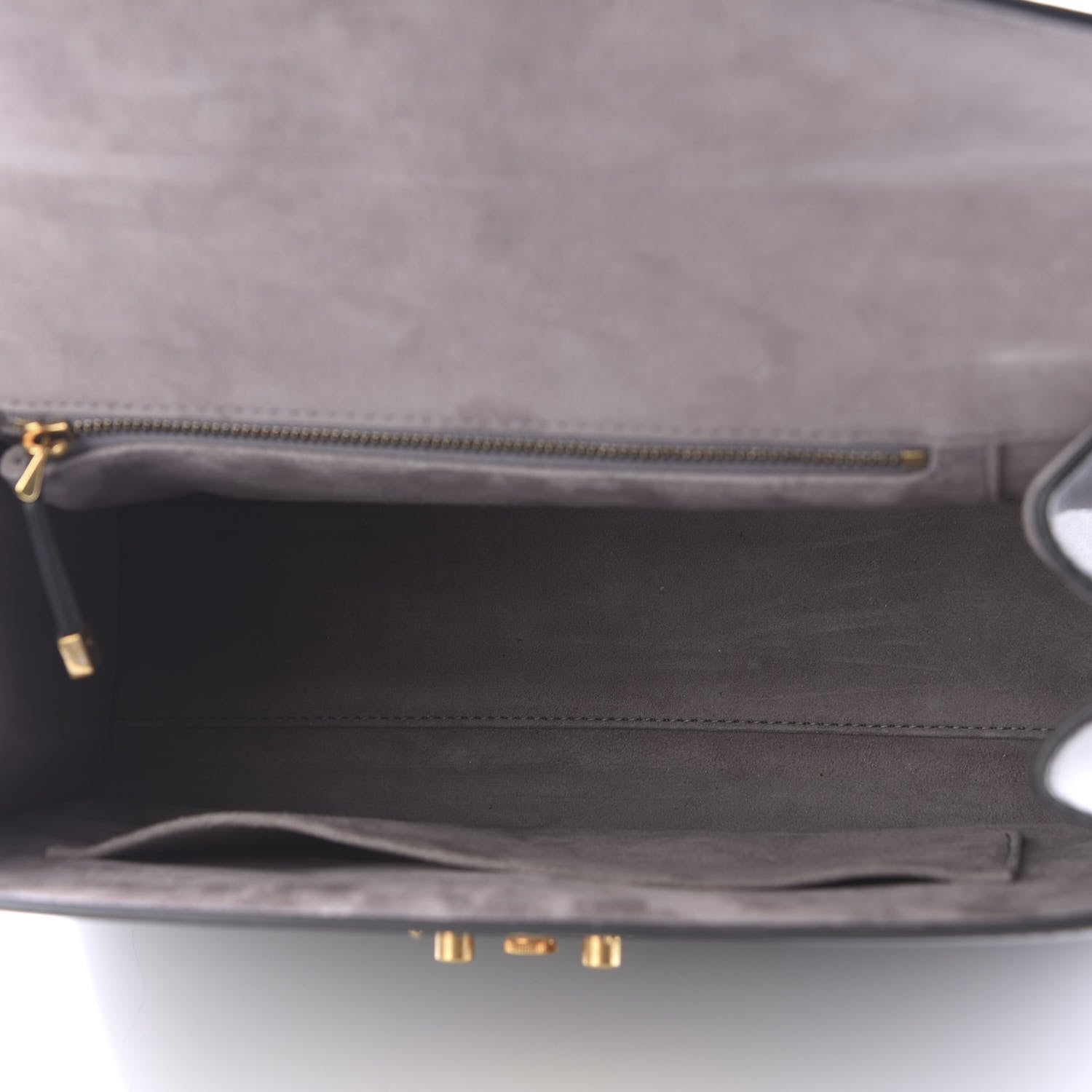 Christian Dior Calfskin Dioraddict Top Handle Iron Grey 4 of 10