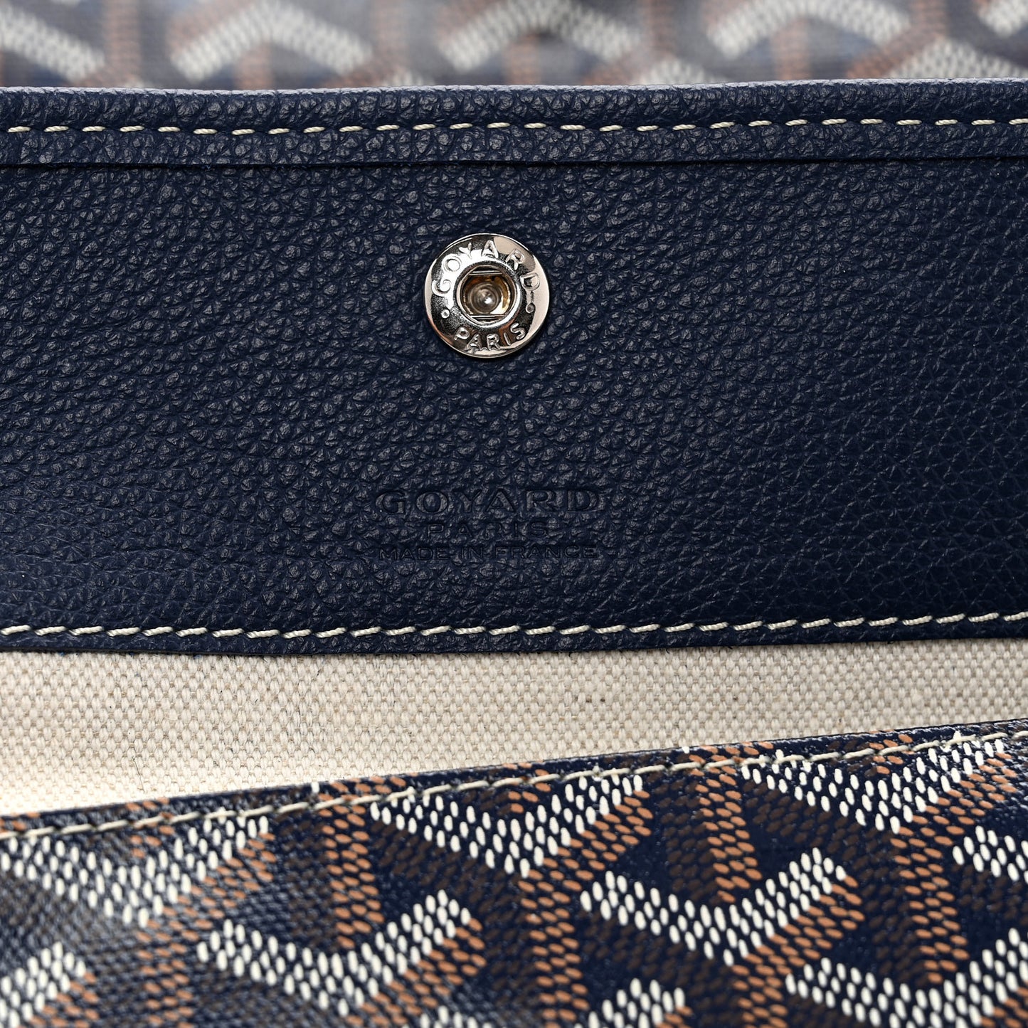 Goyardine Saint Louis PM Navy