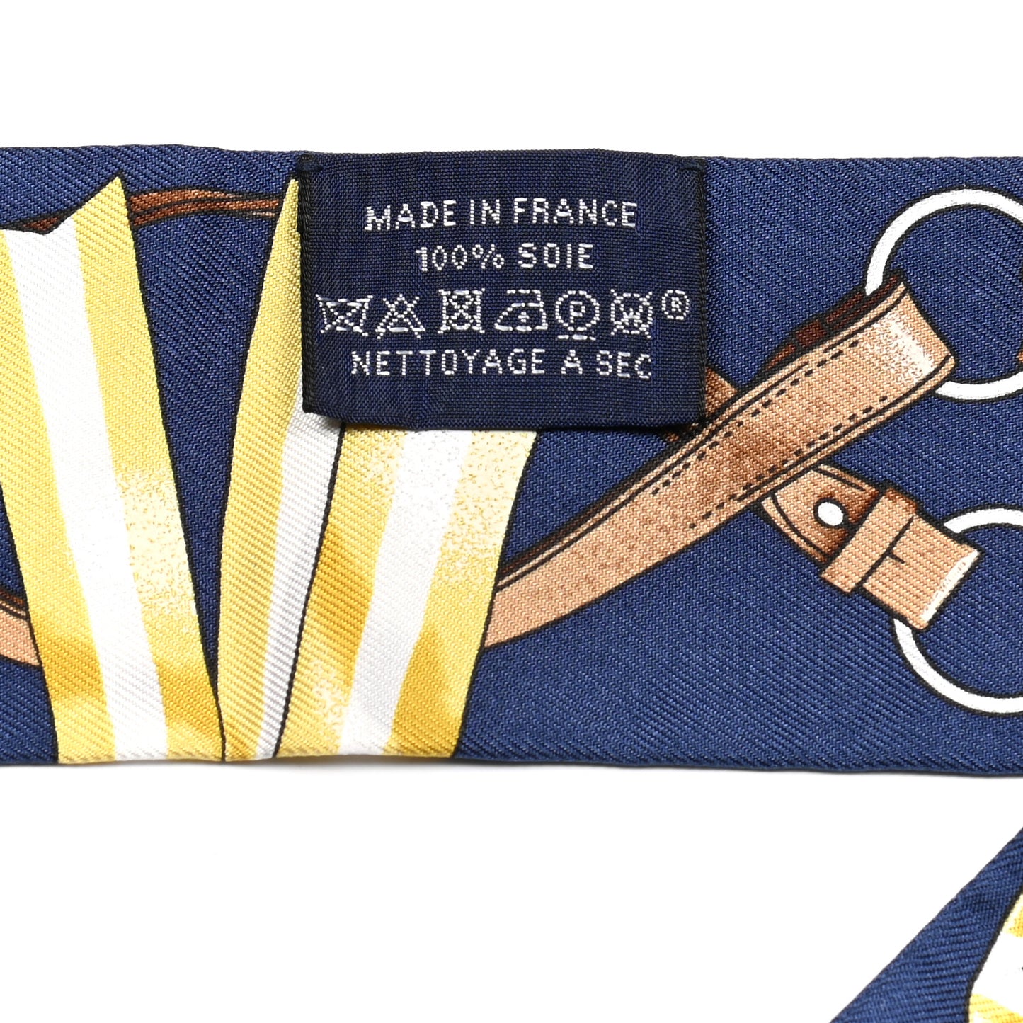 Silk Jumping Twilly Marine Gold Brun
