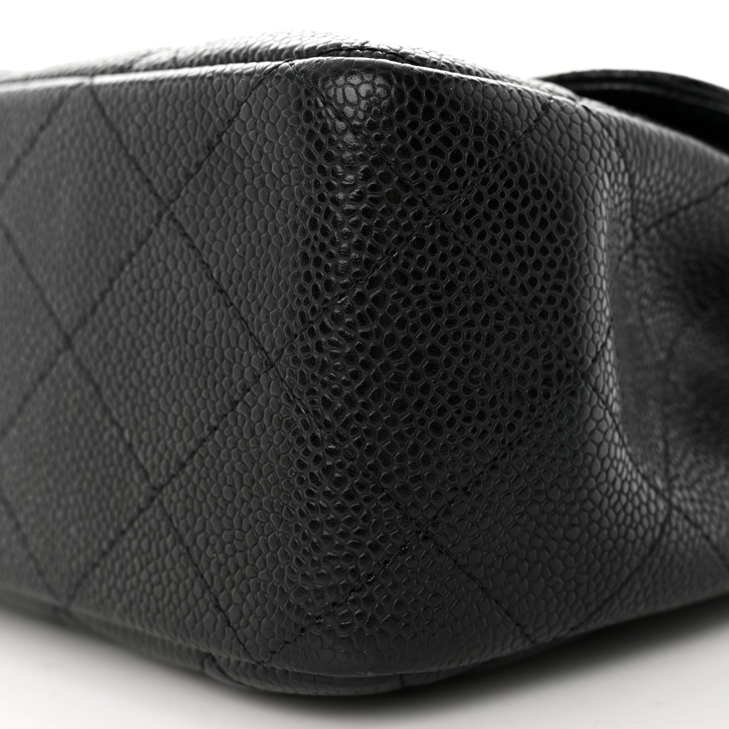 Caviar Quilted Jumbo Single Flap Black