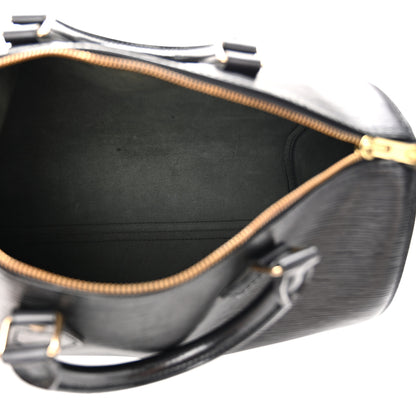 Louis Vuitton Epi Speedy 30 Black 5 of 11