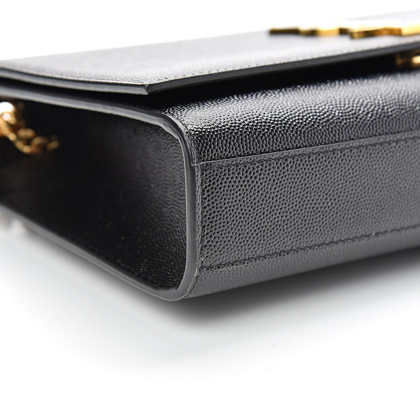 Grain De Poudre Medium Classic Monogram Kate Satchel Black