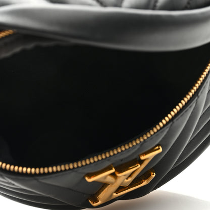 Louis Vuitton Calfskin Quilted New Wave Bumbag Black 5 of 8