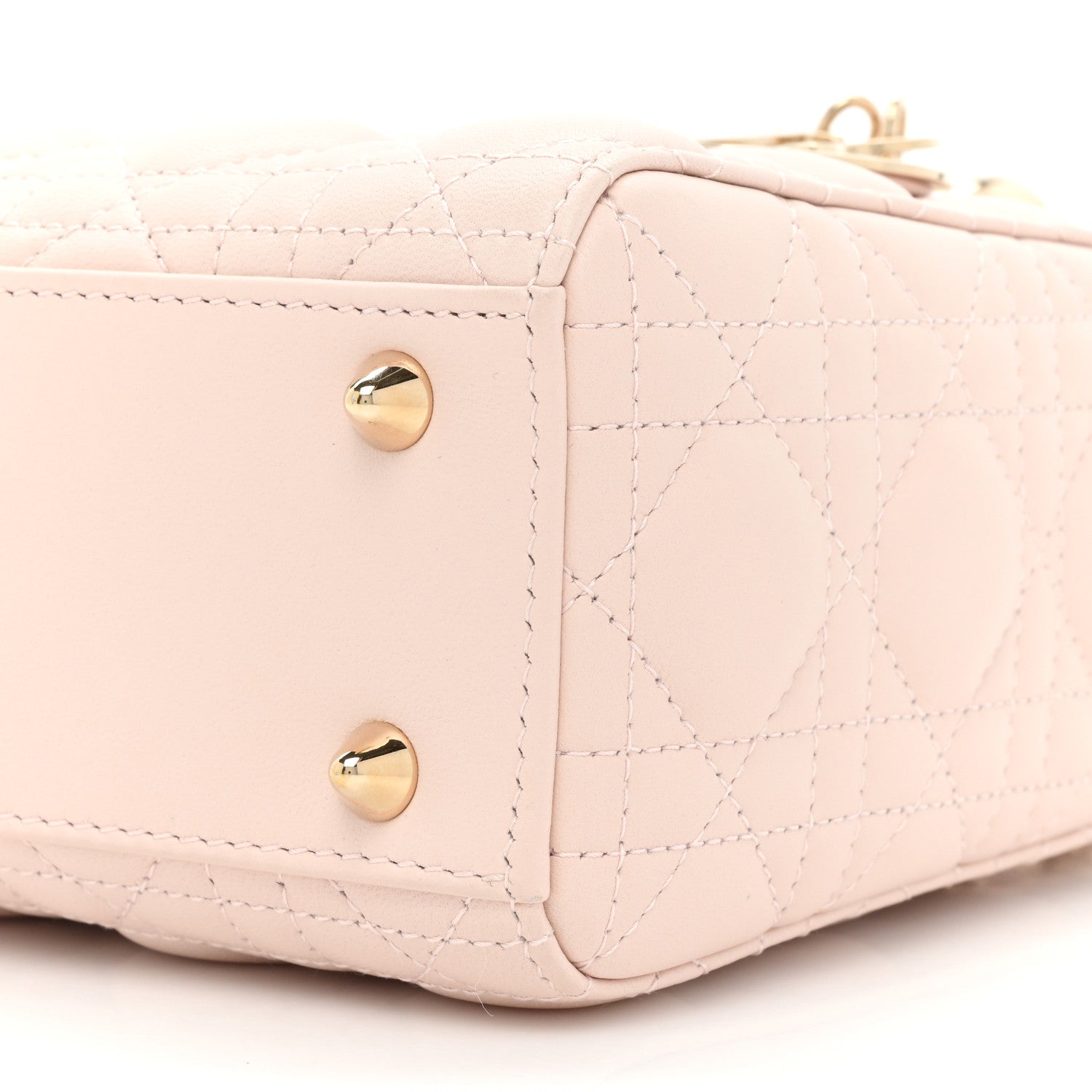 Christian Dior Lambskin Cannage Small My ABCDior Lady Dior Light Pink 8 of 15
