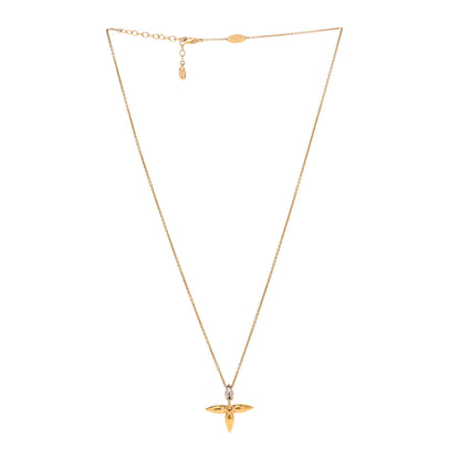 Louis Vuitton Louisette Necklace Gold Silver 3 of 6
