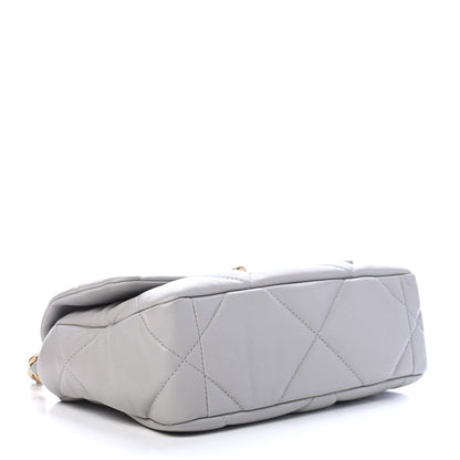 Chanel Lambskin Quilted Medium Chanel 19 Flap Grey 4 of 9