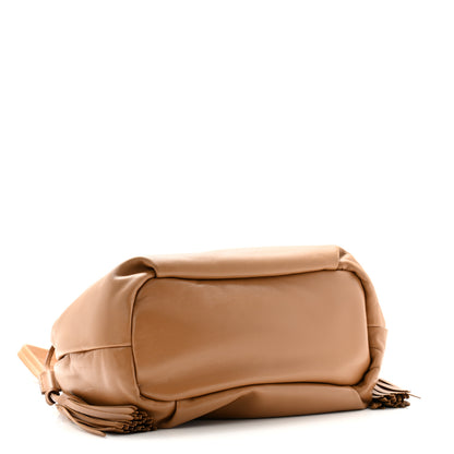 Prada Nappa Drawstring Tote Caramel 4 of 10