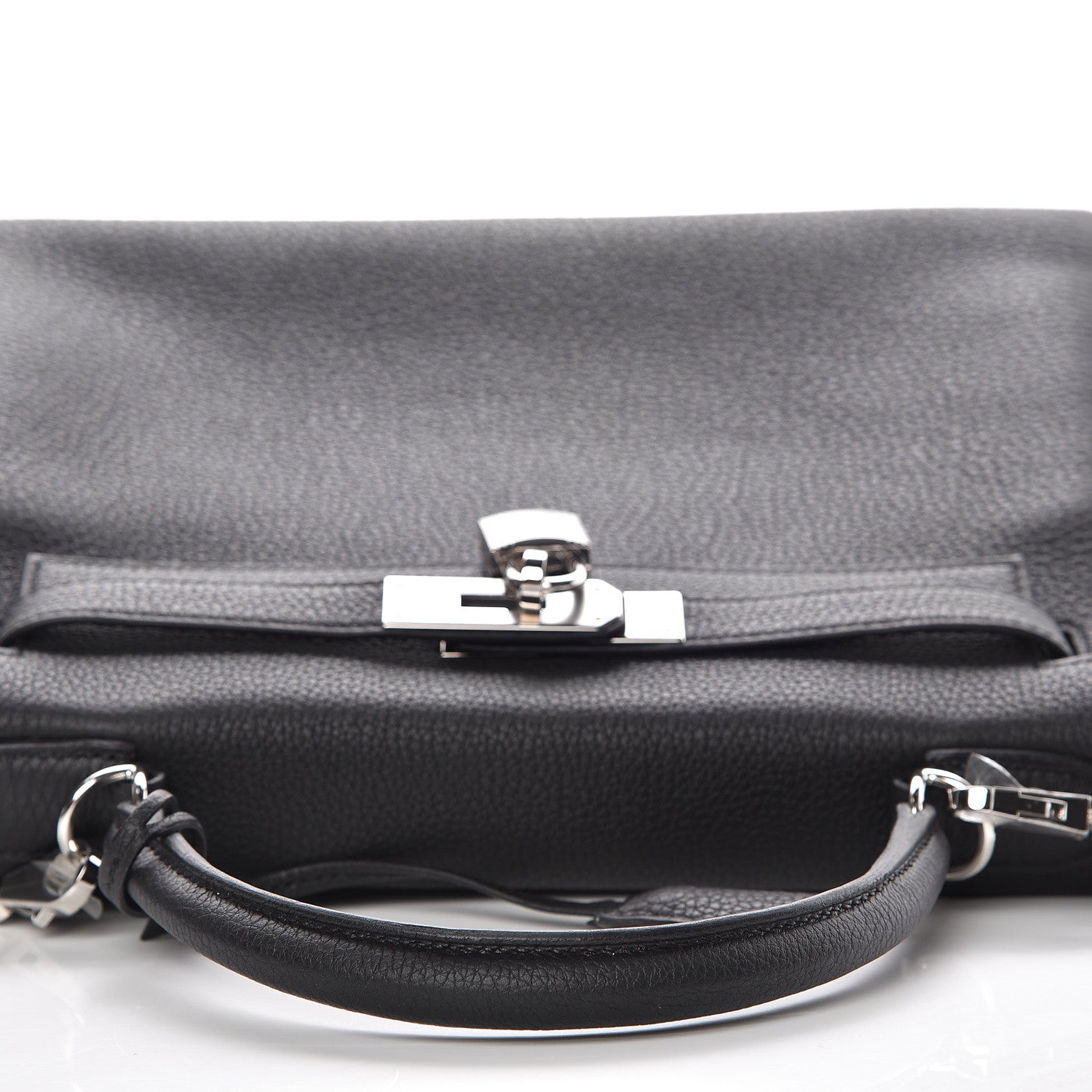 Hermes Togo Kelly Retourne 28 Black 8 of 37