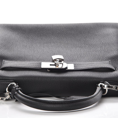 Hermes Togo Kelly Retourne 28 Black 8 of 37