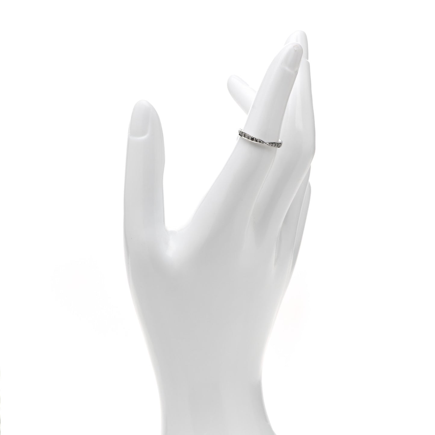 Platinum Diamond Harmony Bead-set Band Ring 50 5.5