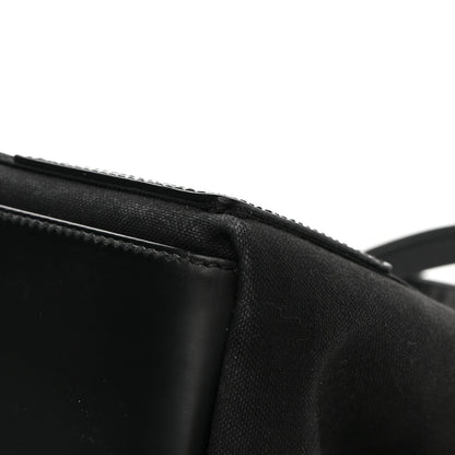 Balenciaga Cotton Canvas Calfskin S Navy Cabas Black 11 of 15