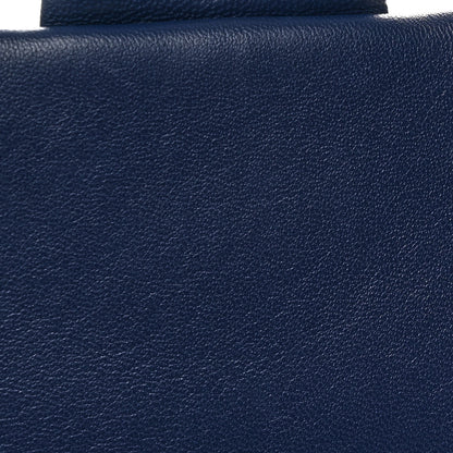 Chanel Lambskin Quilted Resin Bi-Color Chain Flap Bag Navy 12 of 14
