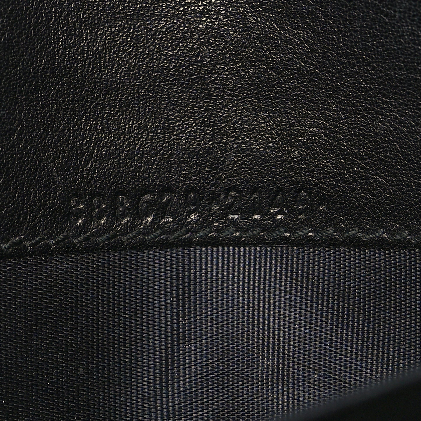 Microguccissima Bow Continental Wallet Black
