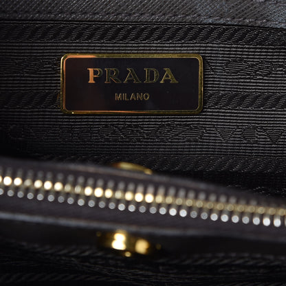 Prada Saffiano Lux Small Tote Grafite 7 of 9