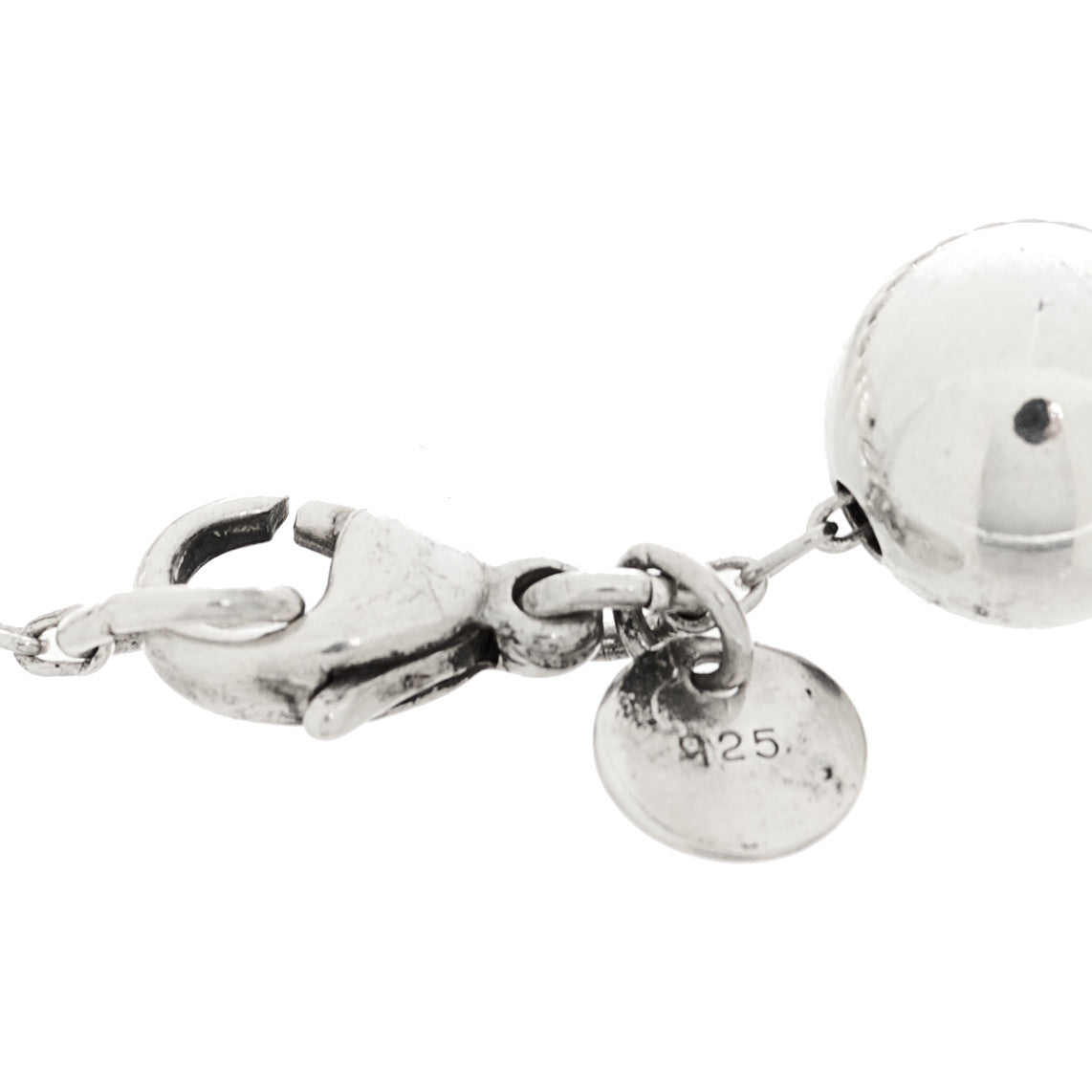 Tiffany Sterling Silver 10mm HardWear Ball Bracelet 4 of 4