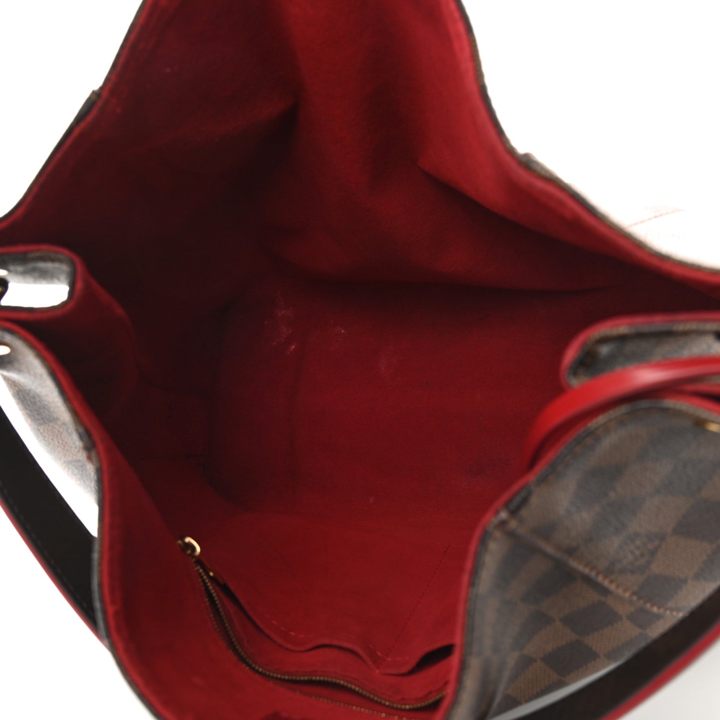 Damier Ebene Caissa Hobo Cherry