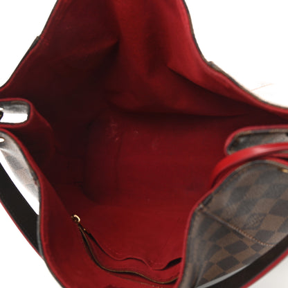 Louis Vuitton Damier Ebene Caissa Hobo Cherry 16 of 25