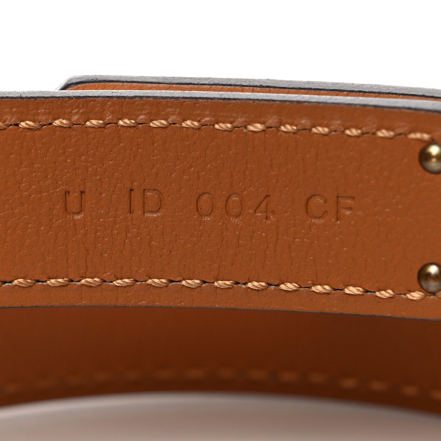 Hermes Epsom Kelly Belt White 4 of 5