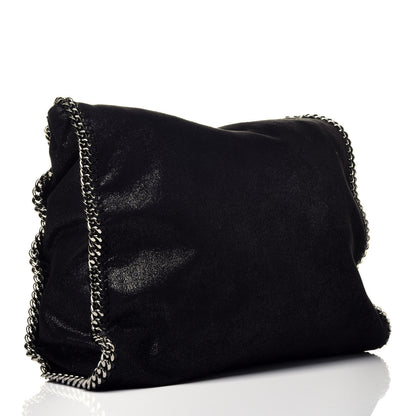 Stella McCartney Shaggy Deer Big Falabella Tote Black 3 of 9