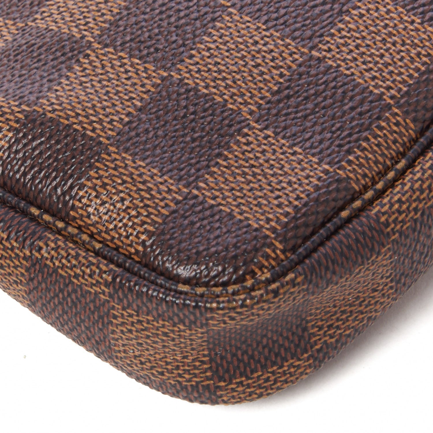 Louis Vuitton Damier Ebene Complice Trunks and Bags Mini Pochette Accessories Red 6 of 9
